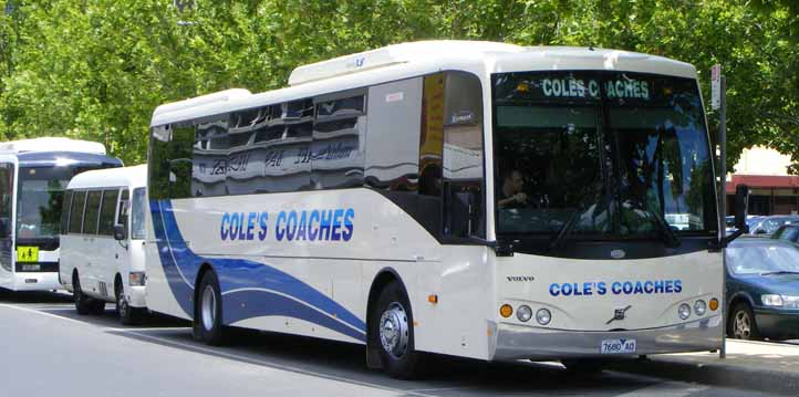 Cole's Coaches Volvo B7R Express 7680MO